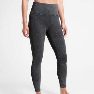 Athleta Elation Garment Dye 7/8 Tight Black MP
